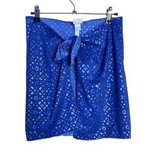 Occhi Verdi Antibes Swimsuit Cover Up Wrap Skirt Italy Size 44